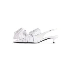 Women's Knife Chemise 40mm Slingback in White
