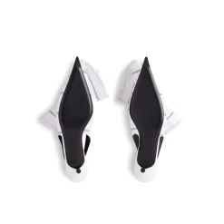 Women's Knife Chemise 40mm Slingback in White