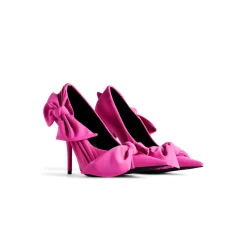 Women's Knife Knot 110mm Pump  in Bright Pink