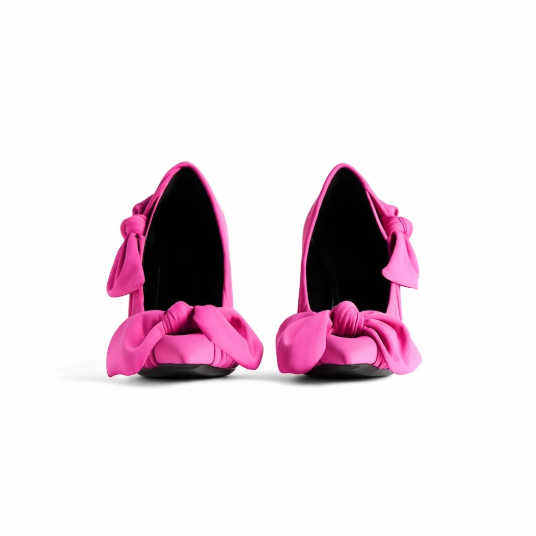 Women's Knife Knot 110mm Pump in Bright Pink