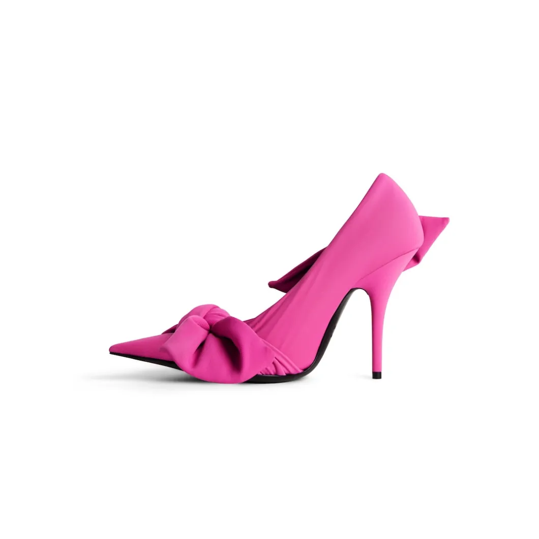 Women's Knife Knot 110mm Pump in Bright Pink