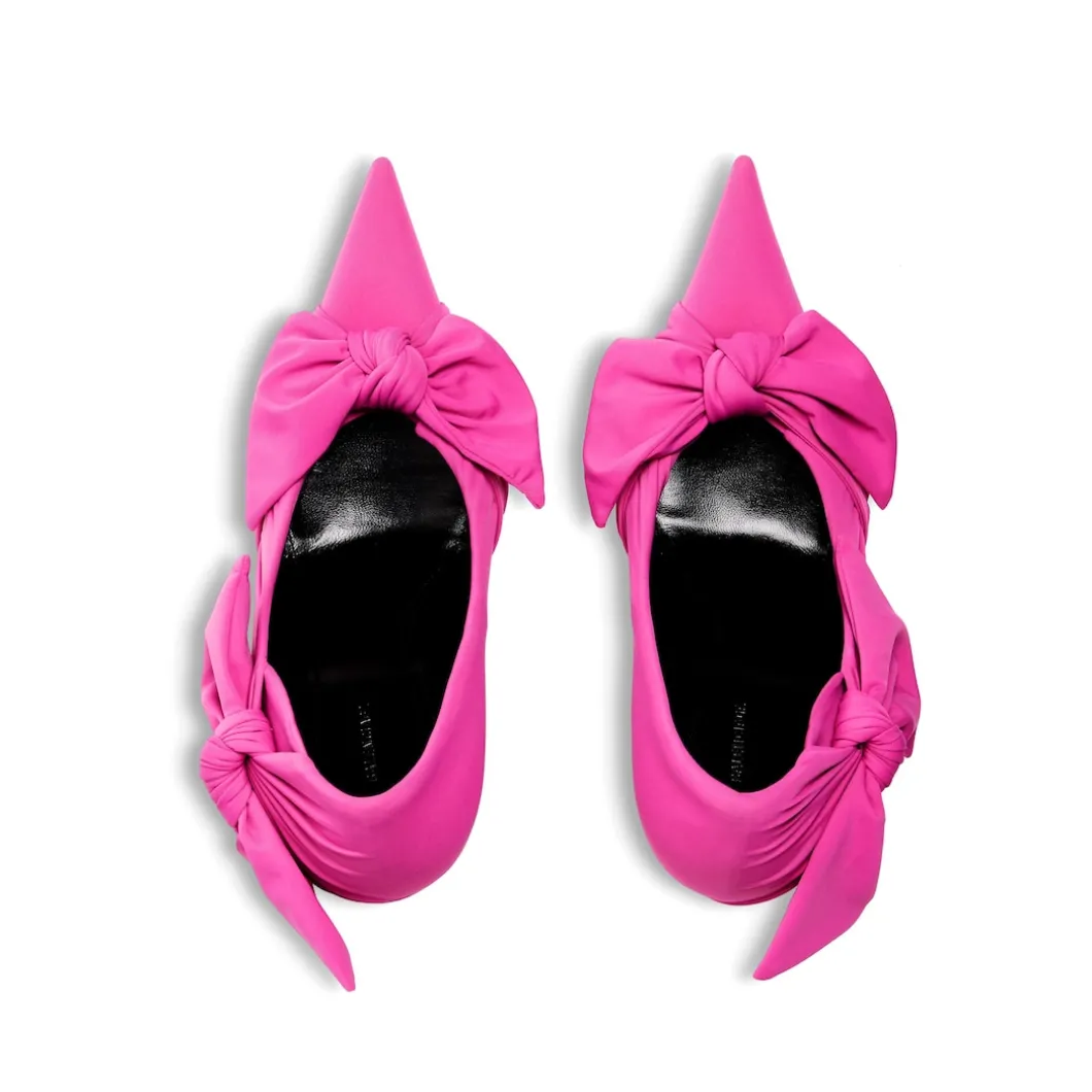 Women's Knife Knot 110mm Pump in Bright Pink
