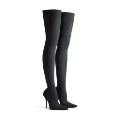 Women's Knife 110mm Over-the-knee Boot in Black