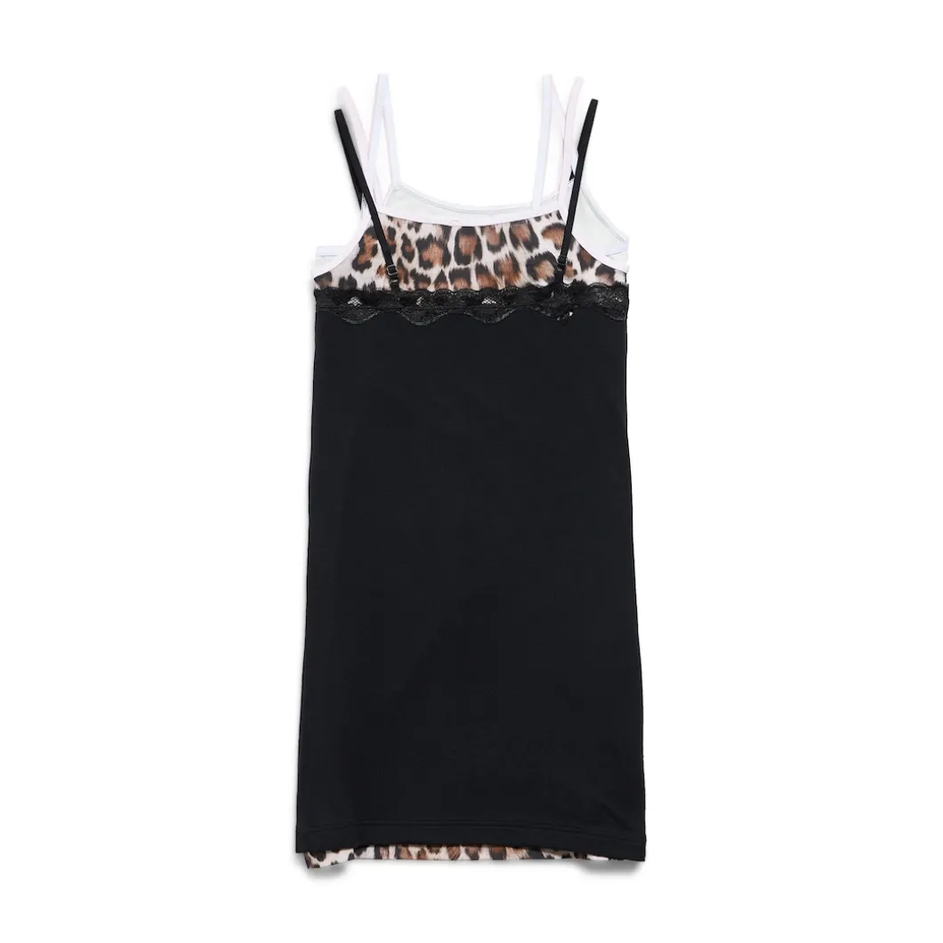 Women's Layered Dress in Black