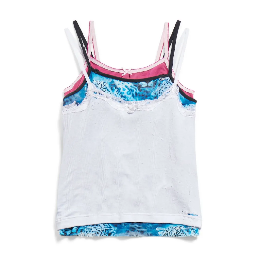 Women's Layered Top in Multicolored