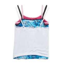 Women's Layered Top in Multicolored