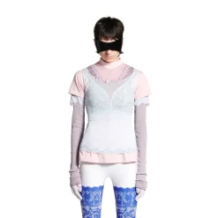 Women's Layered Top in Multicolored