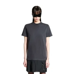 Women's Layered T-shirt Dress in Black