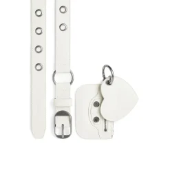 Women's Le Cagole Charms Belt in Optic White