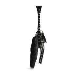 Women's Le Cagole Collector Xs Shoulder Bag With Rhinestones in Black