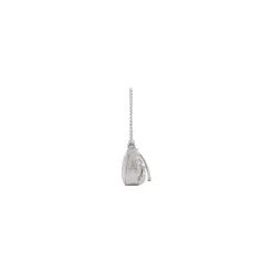 Women's Le Cagole Mini Bag With Chain And Rhinestones in Grey