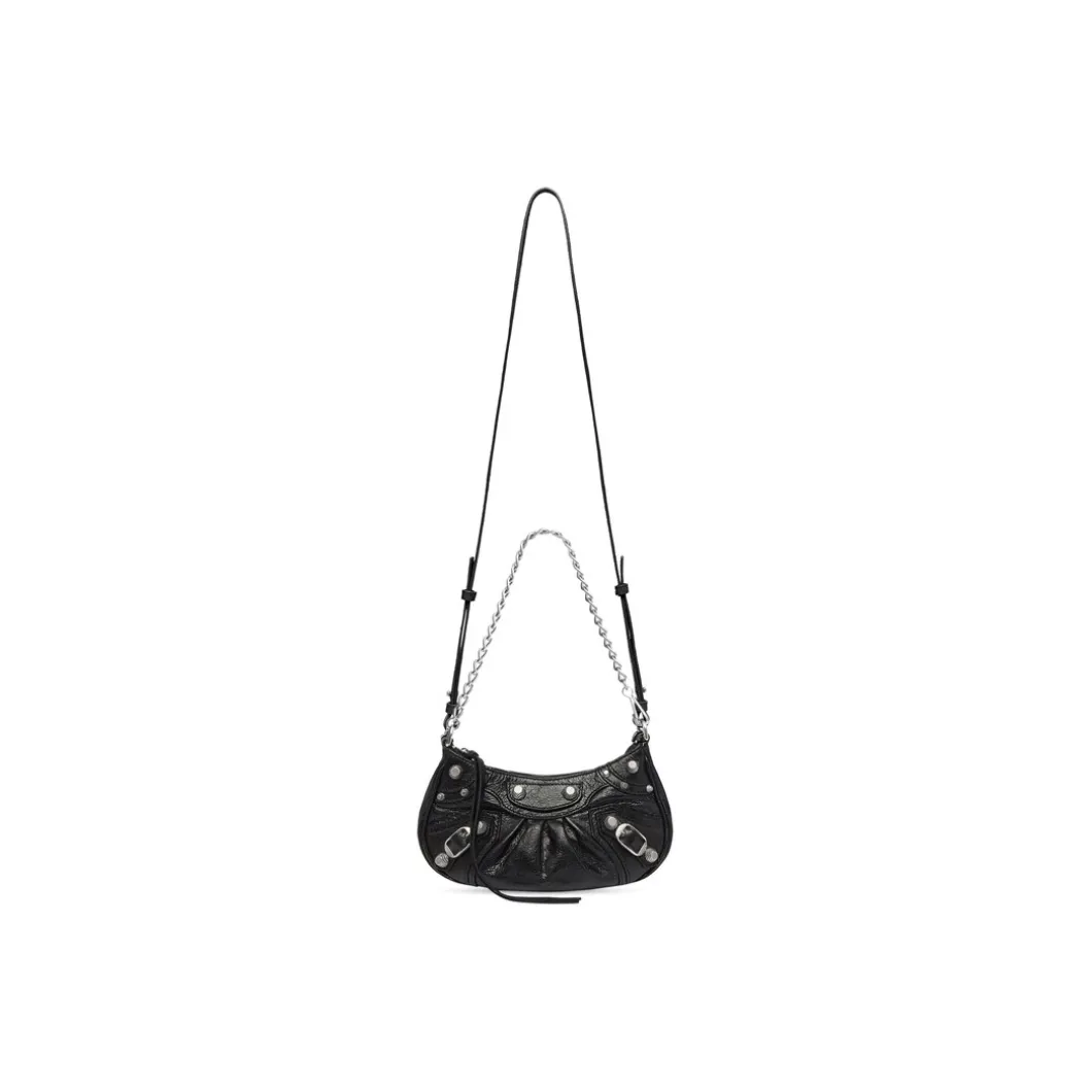 Women's Le Cagole Mini Bag With Chain in Black