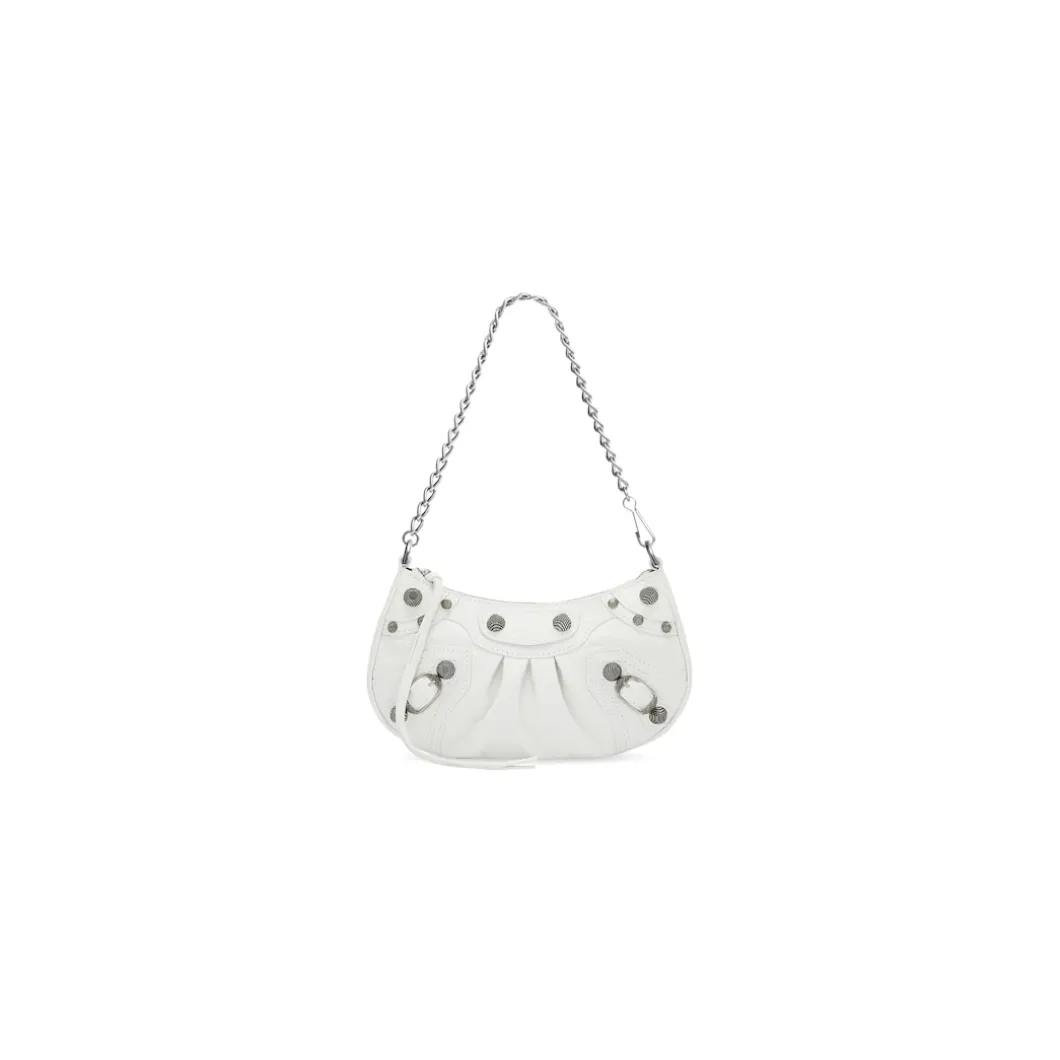 Women's Le Cagole Mini Bag With Chain in White