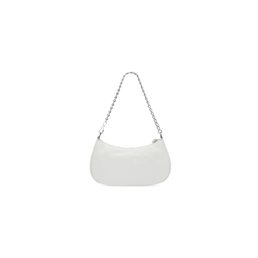 Women's Le Cagole Mini Bag With Chain in White