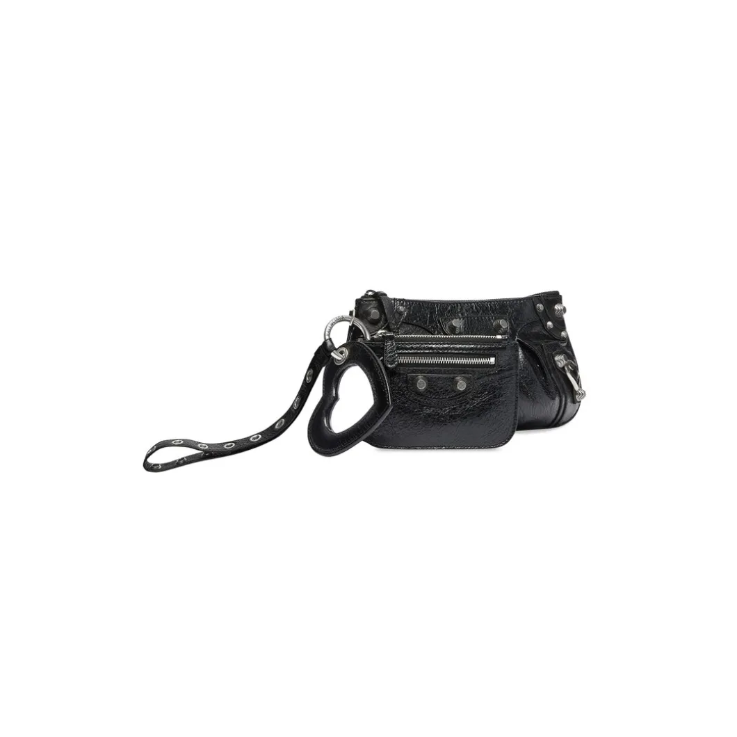 Women's Le Cagole Mini Multipouch in Black