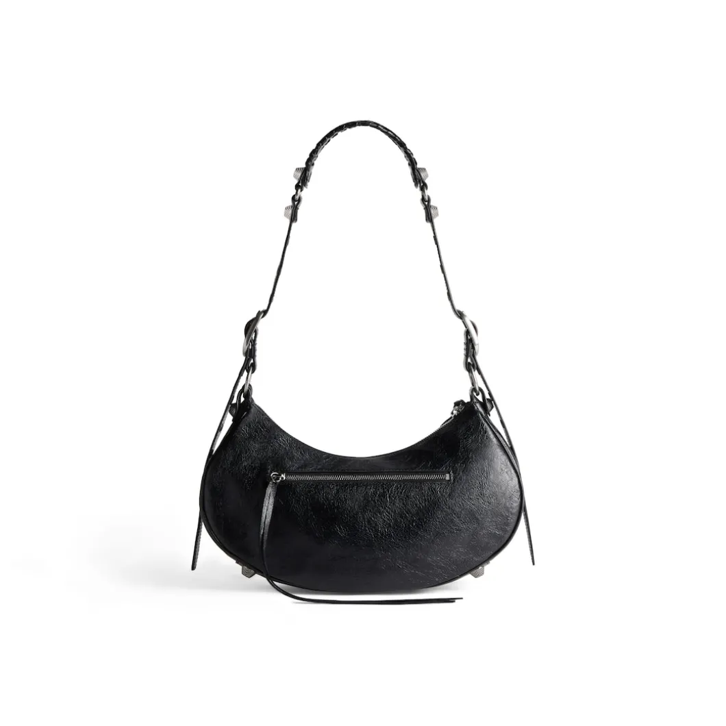 Women's Le Cagole Small Shoulder Bag in Black