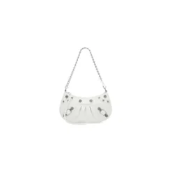Women's Le Cagole Small Shoulder Bag in White
