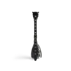 Women's Le Cagole Xs Shoulder Bag With Piercings in Black