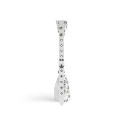 Women's Le Cagole Xs Shoulder Bag With Piercings in Optic White