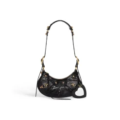 Women's Le Cagole Xs Shoulder Bag  in Black