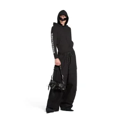 Women's Le Cagole Xs Shoulder Bag With Corset  in Black