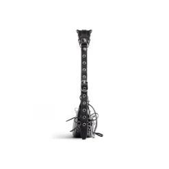 Women's Le Cagole Xs Shoulder Bag With Corset in Black