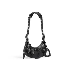 Women's Le Cagole Xs Shoulder Bag in Black