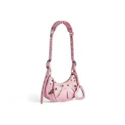 Women's Le Cagole Xs Shoulder Bag in Light Pink