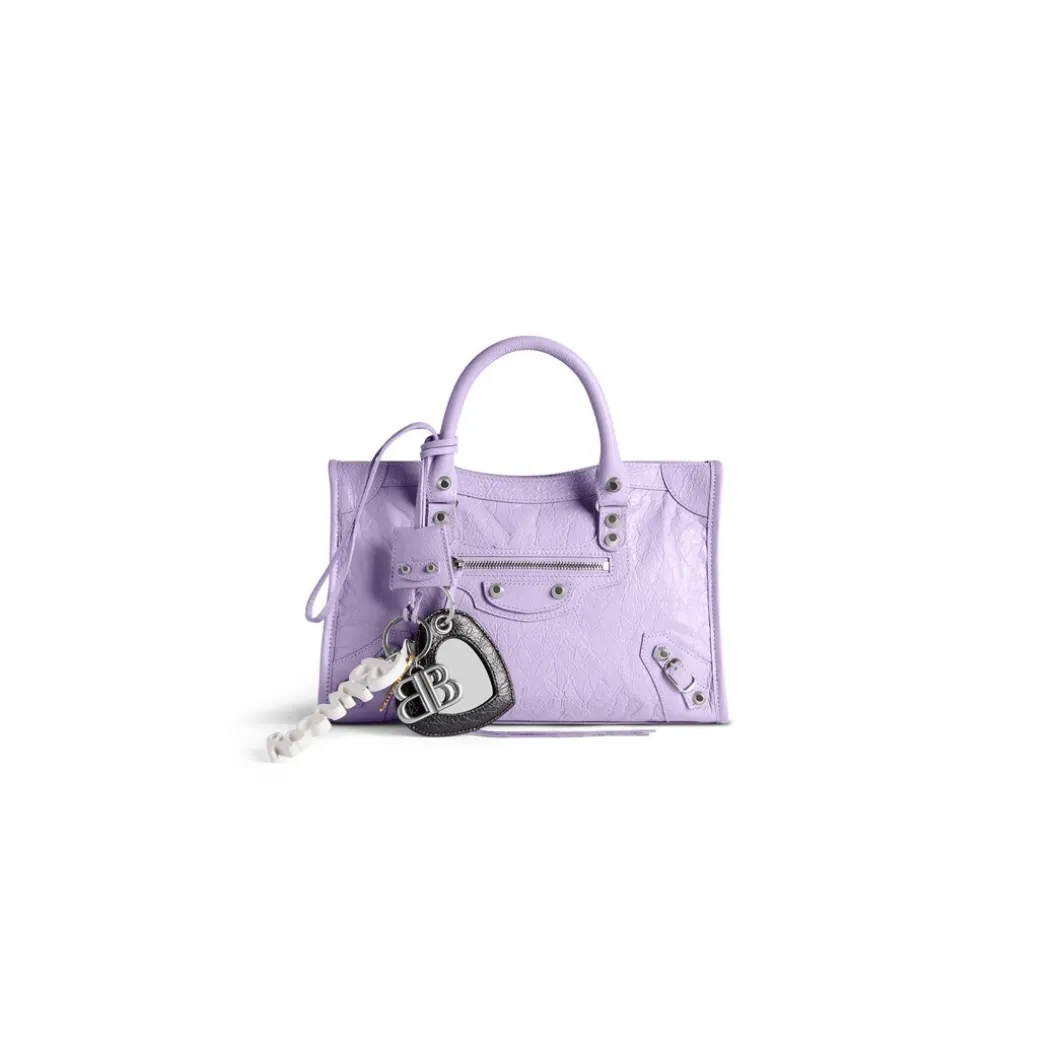 Women's Le City Charm Heart in Lilac