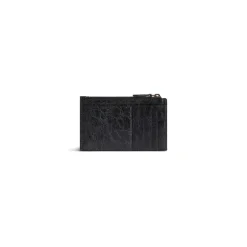 Women's Le City Long Coin And Card Holder in Black