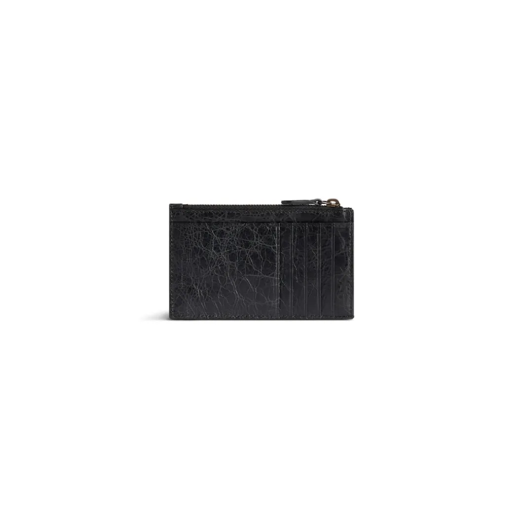 Women's Le City Long Coin And Card Holder in Black