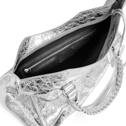 Women's Le City Medium Bag Metallized in Silver