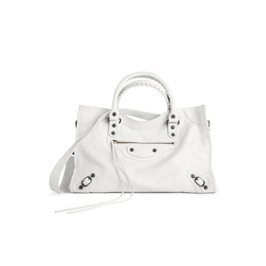 Women's Le City Medium Bag in Optic White
