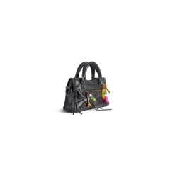 Women's Le City Mini Bag With Charms in Black