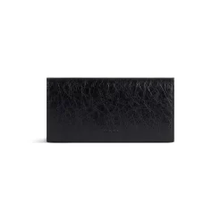 Women's Le City Money Long Wallet  in Black
