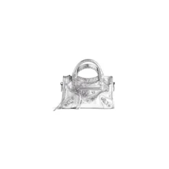Women's Le City Small Bag Metallized in Silver