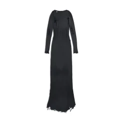 Women's Lingerie Maxi Dress in Black