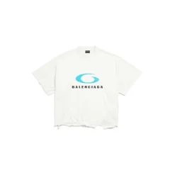 Women's Loop Sports Icon Cropped T-shirt in White