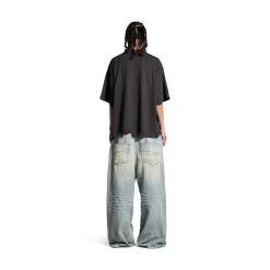 Women's Loop Sports Icon Cropped T-shirt in Black