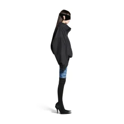 Women's Loop Sports Icon Off Shoulder Jacket in Black