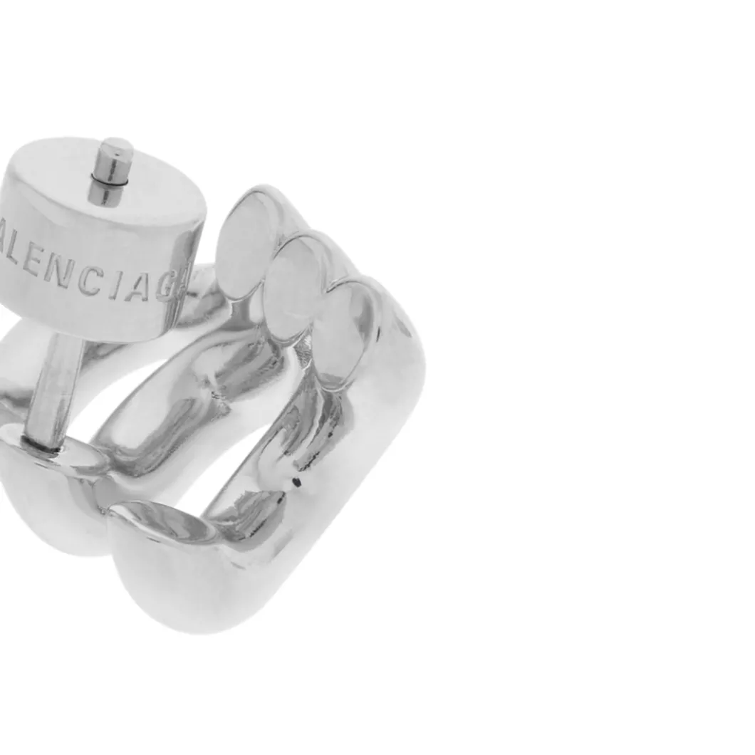 Women's Loop Trio Earrings in Silver