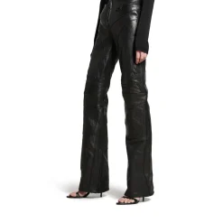 Women's Low Waist Biker Pants in Black