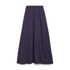 Women's Midi Skirt in Dark Navy