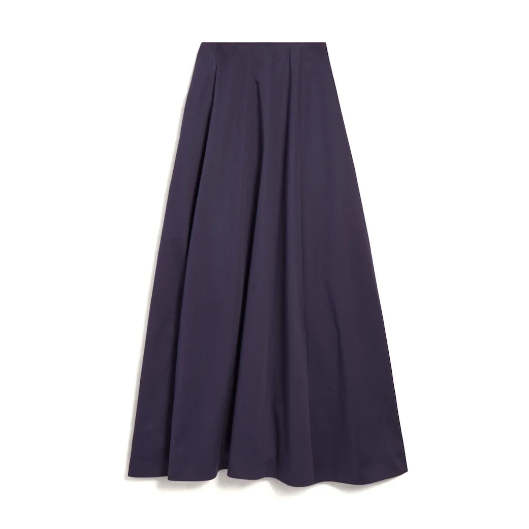 Women's Midi Skirt in Dark Navy