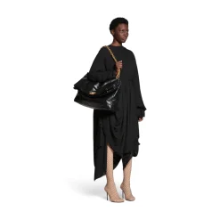 Women's Monaco Large Chain Bag in Black