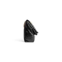 Women's Monaco Large Chain Bag in Black