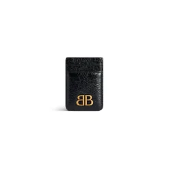 Women's Monaco Magnet Card Holder in Black