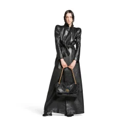 Women's Monaco Medium Chain Bag in Black
