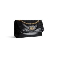 Women's Monaco Medium Chain Bag in Black