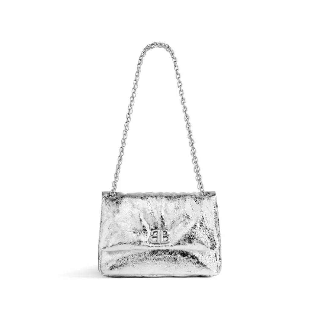 Women's Monaco Mini Bag Metallized in Silver